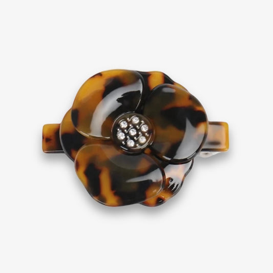 Bloom barette clip- Bruin