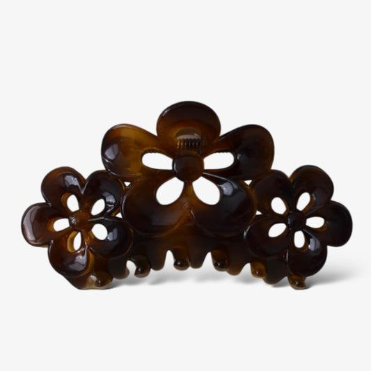 Le Fleur hair clip - brown