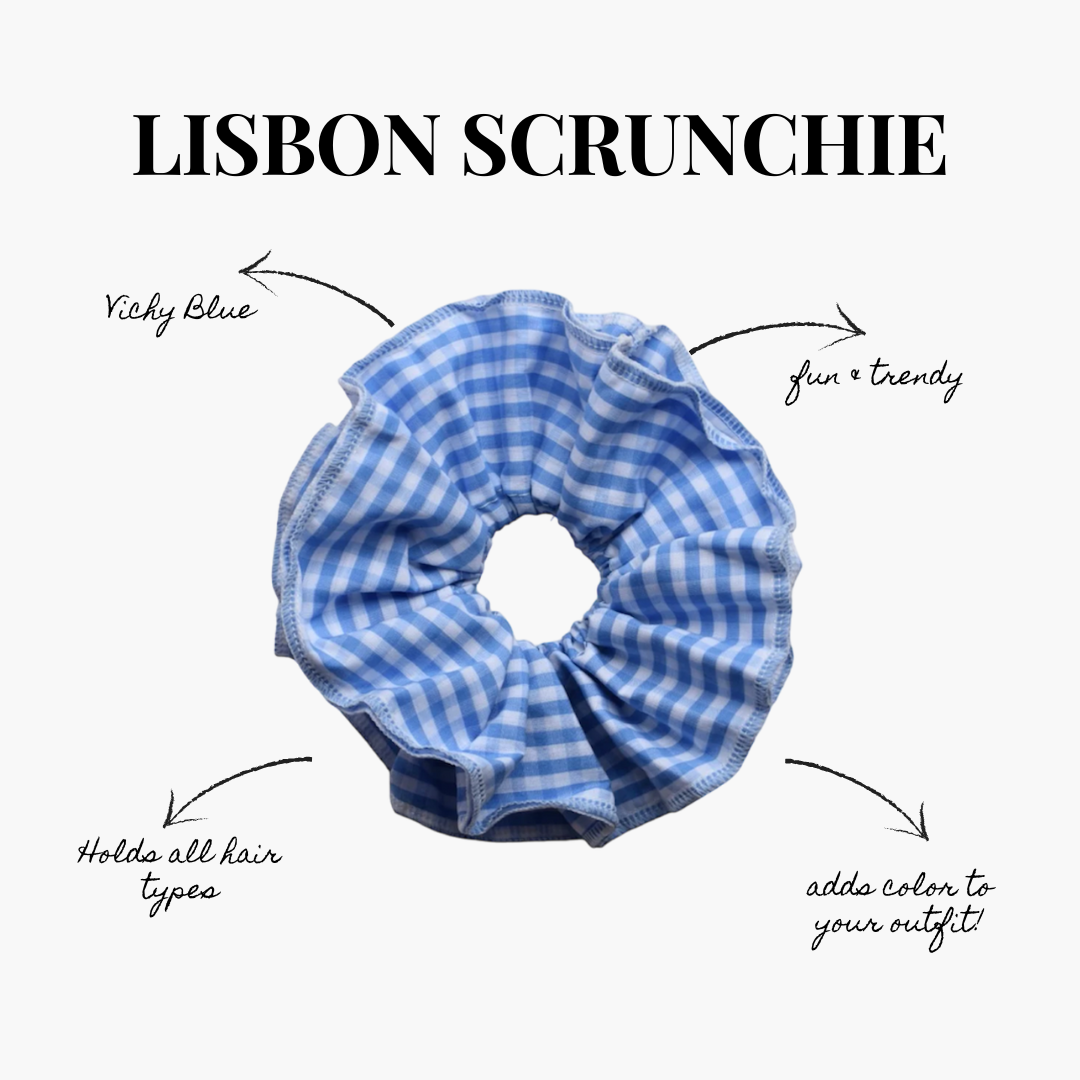 Lisbon Scrunchie - Blauw