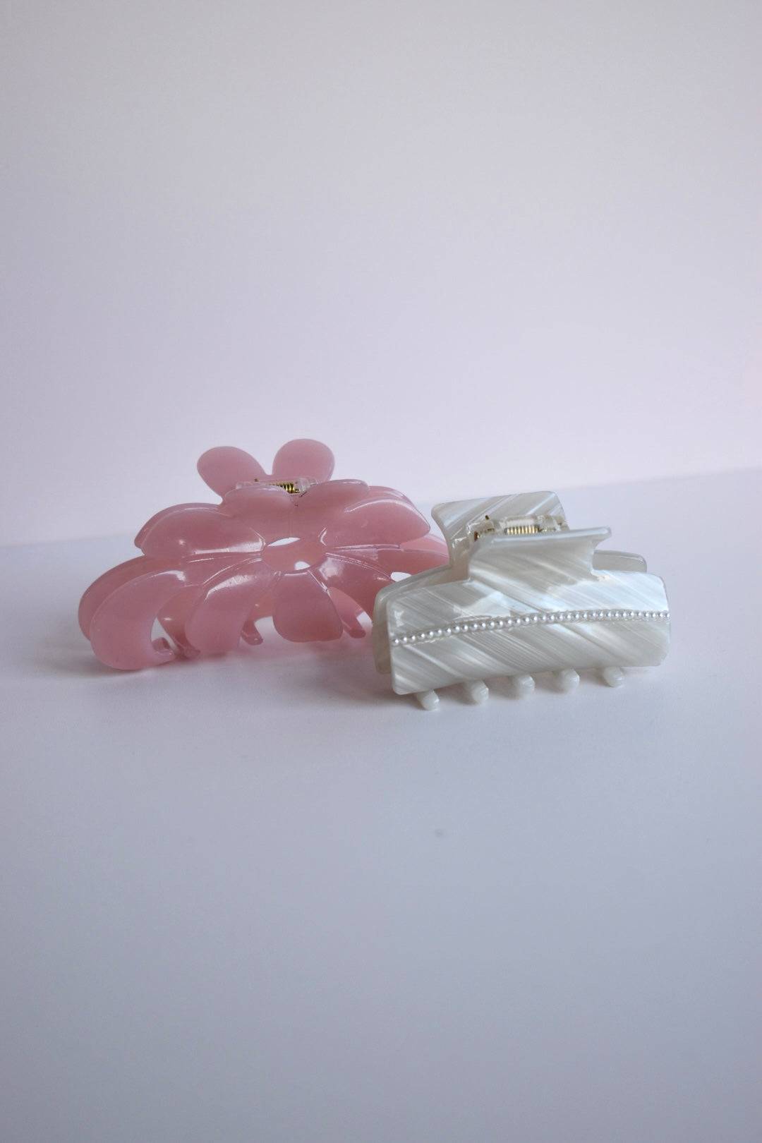 Parel haarclip - Wit