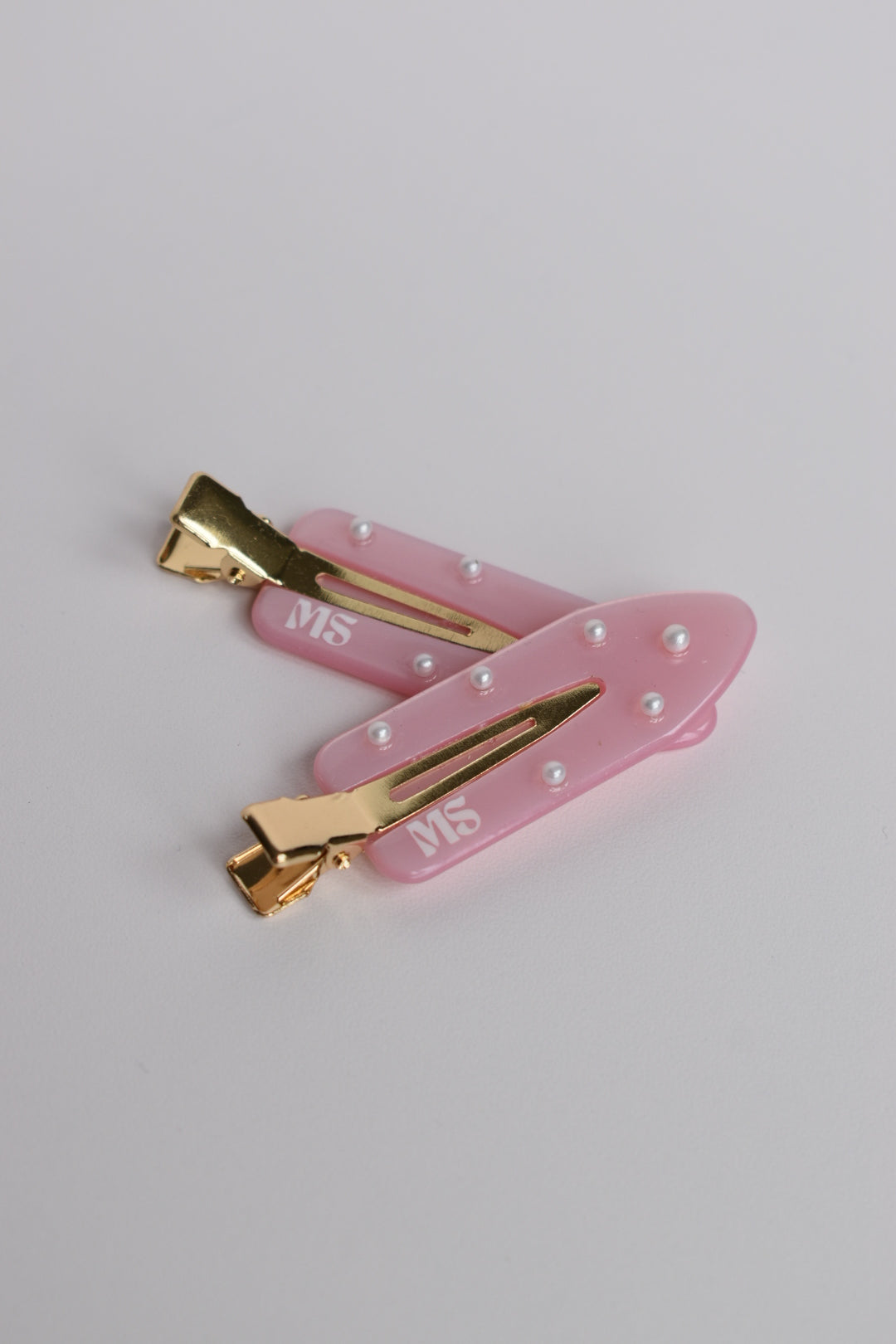 GRWM Clips - Pearl pink
