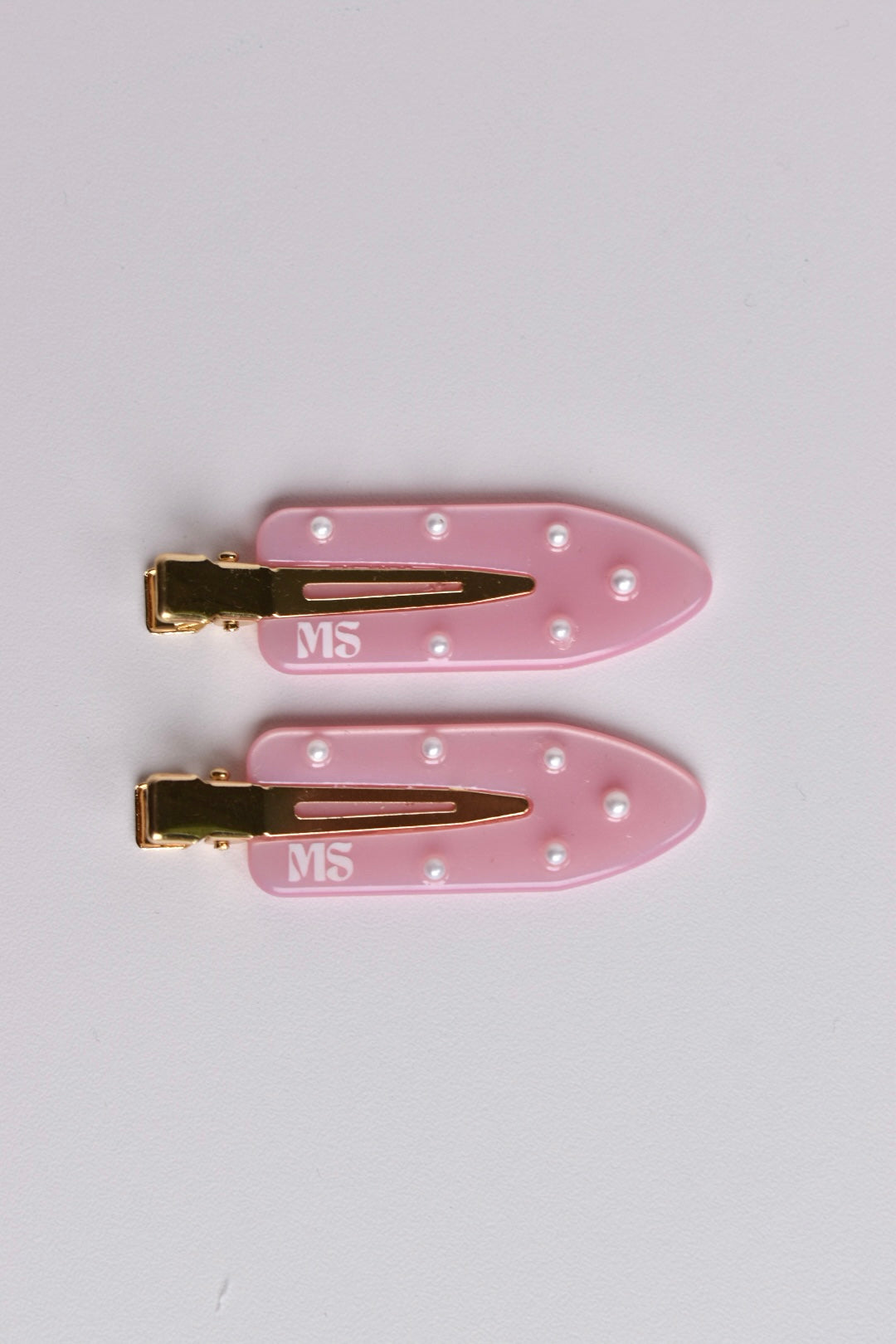 GRWM Clips - Pearl pink