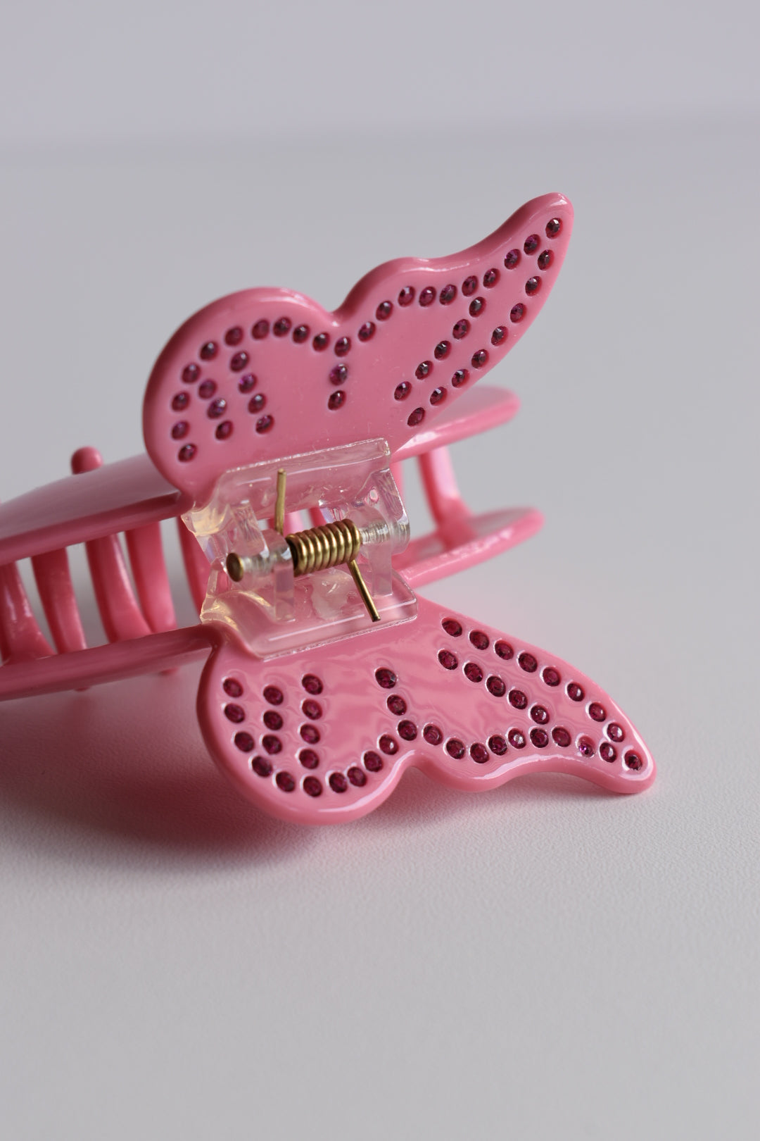 Social Butterfly haarclip - Roze