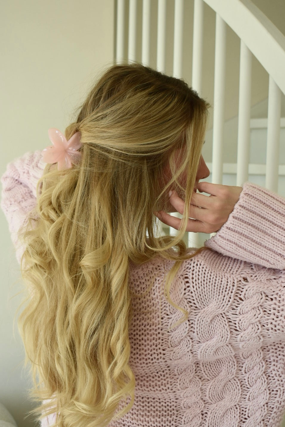 Bloom clip - Pink