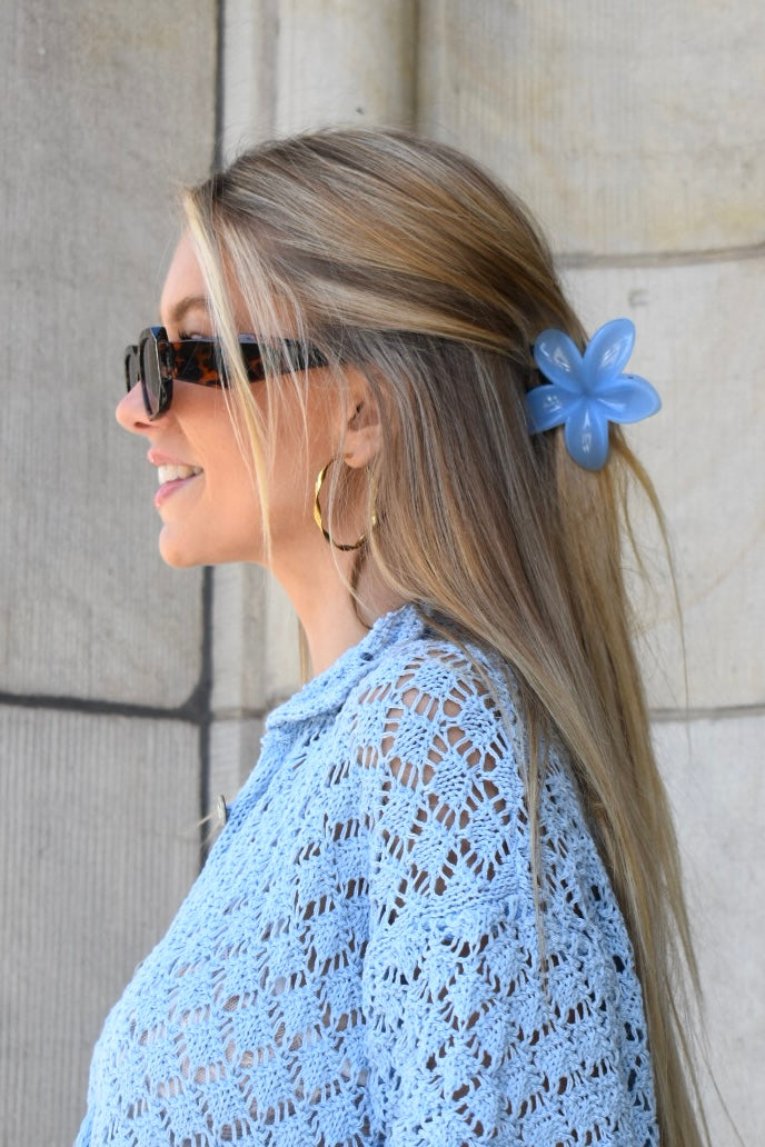 Bloom clip - Blauw