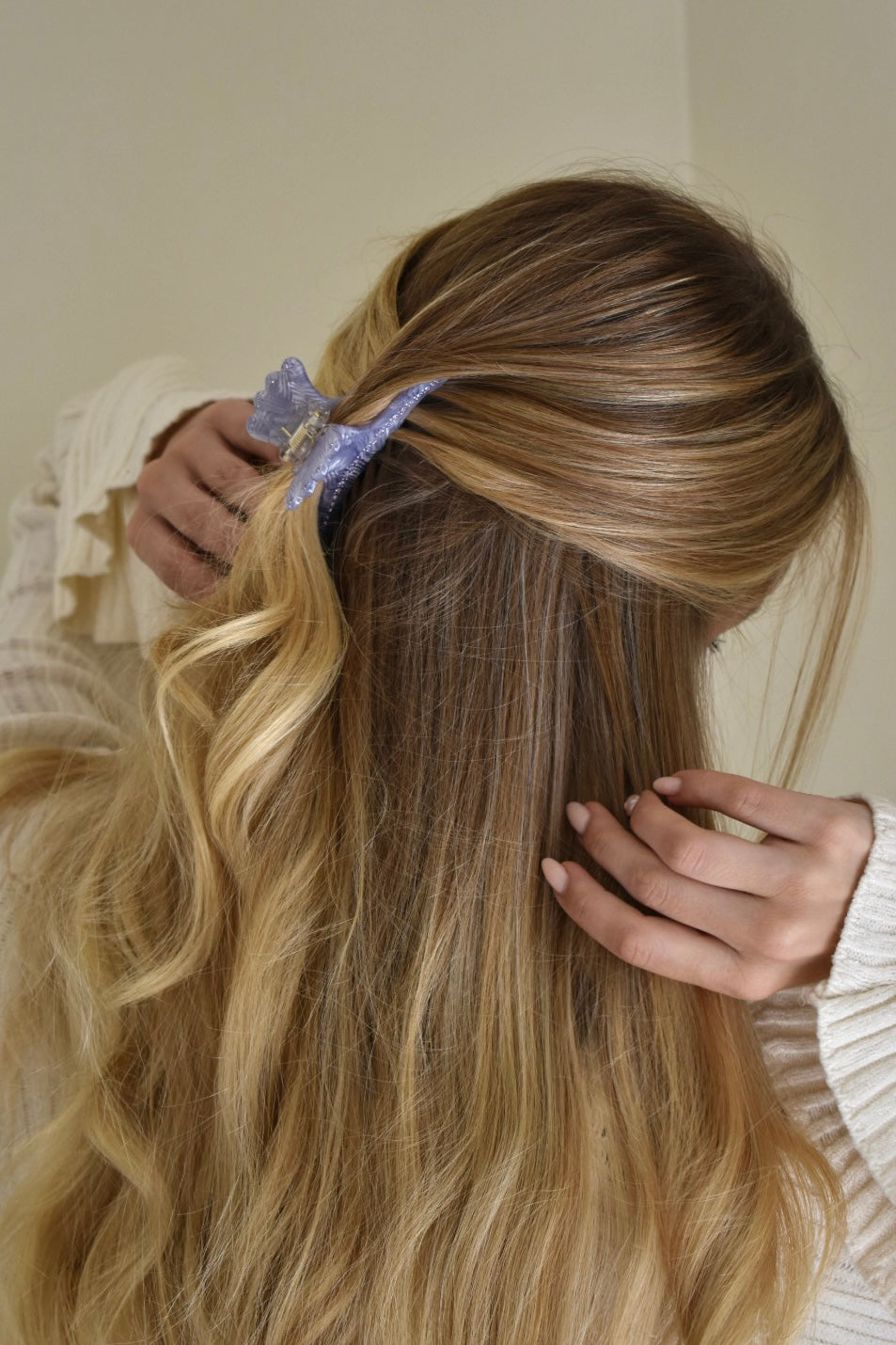 Macy haarclip - Paars