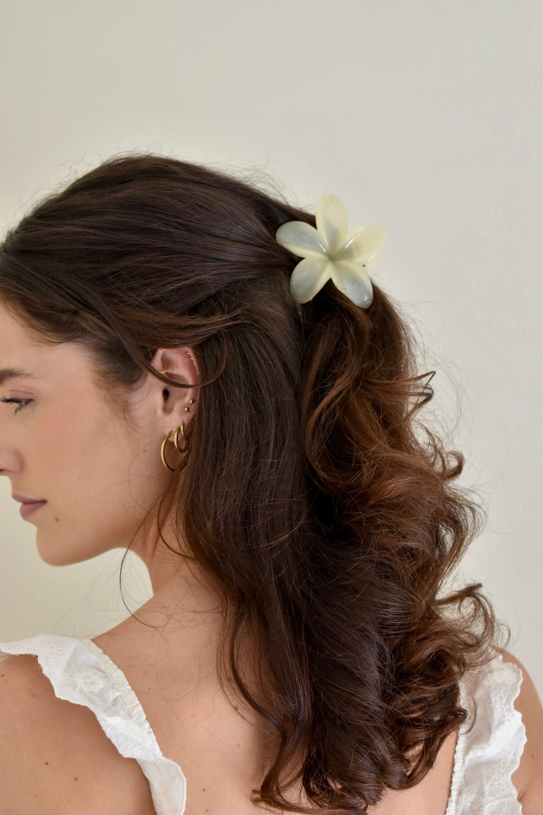 Bloom clip - Pale yellow