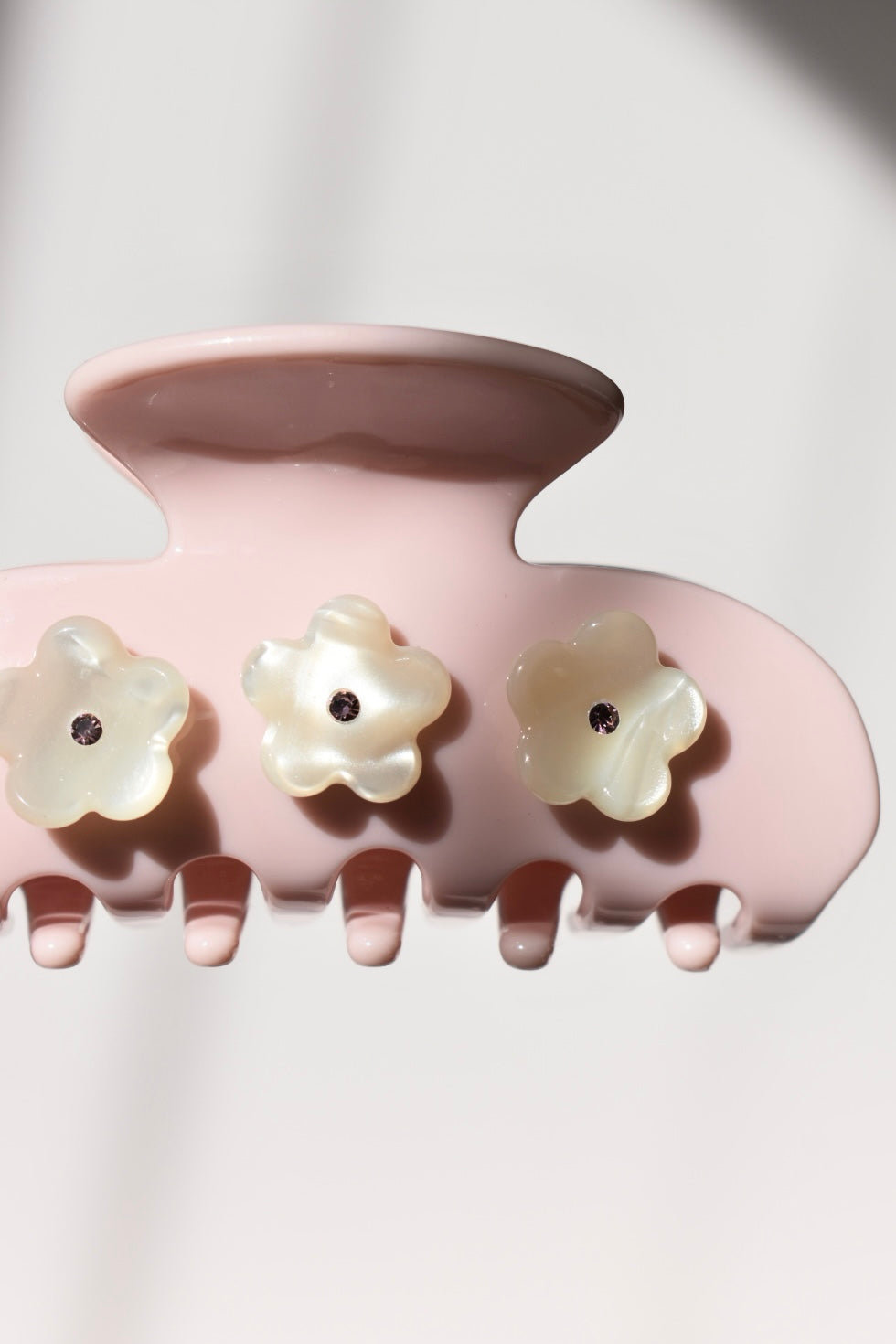 Pink Blossom Haarclip- Roze