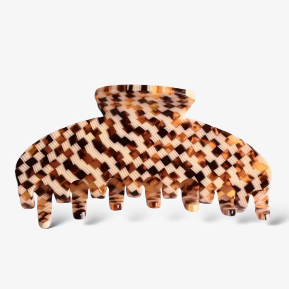 Essential haarclip - Checkered