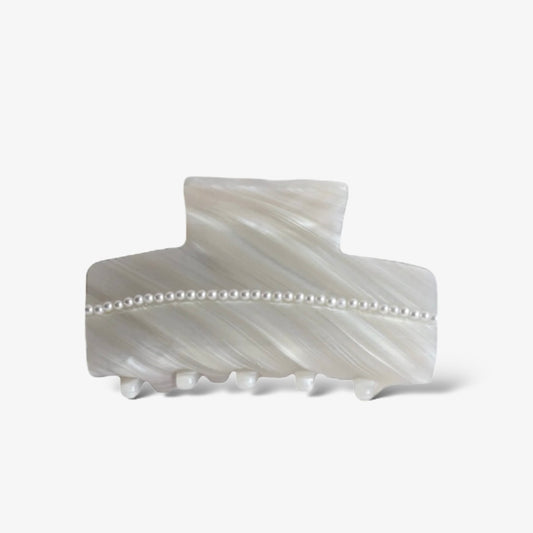 Parel haarclip - Wit