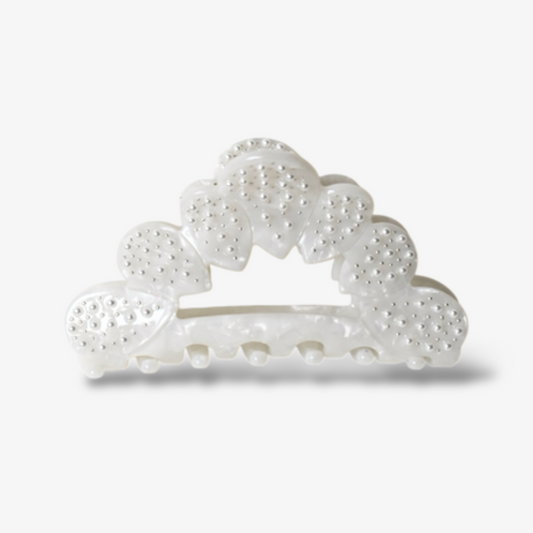 Izzy hair clip - White