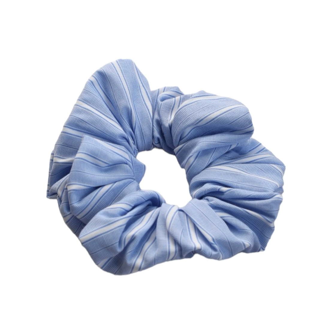 Gestreepte scrunchie