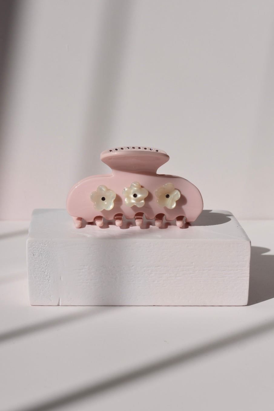 Pink Blossom Haarclip- Roze
