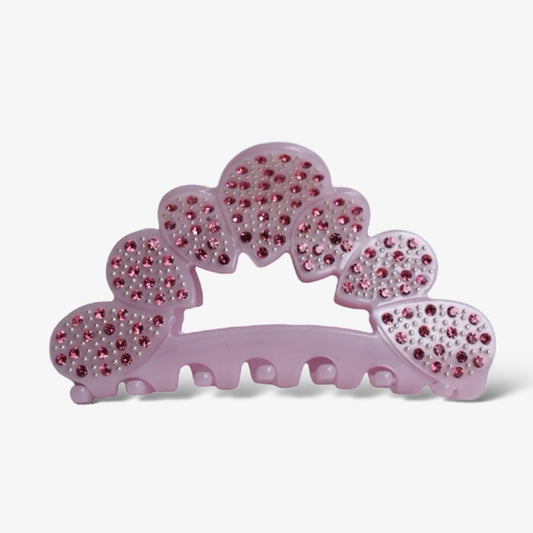 Lichtroze Rosie haarklem van acetaat – SS25 accessoire voor kort tot medium haar