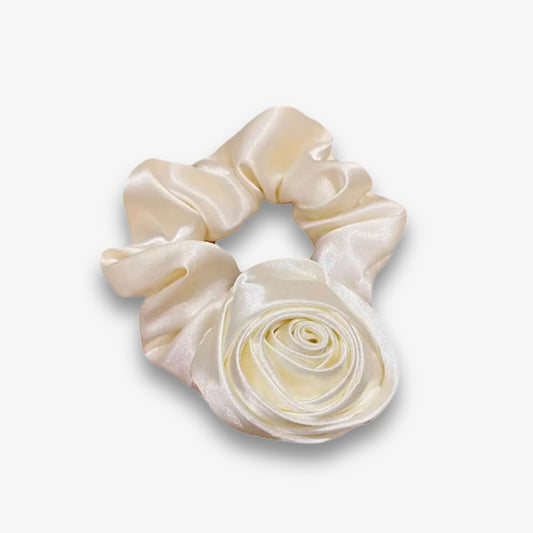 Rose scrunchie