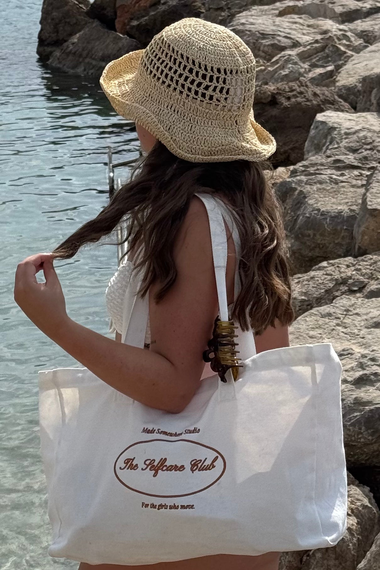 Selfcare club Tote Bag - Creme