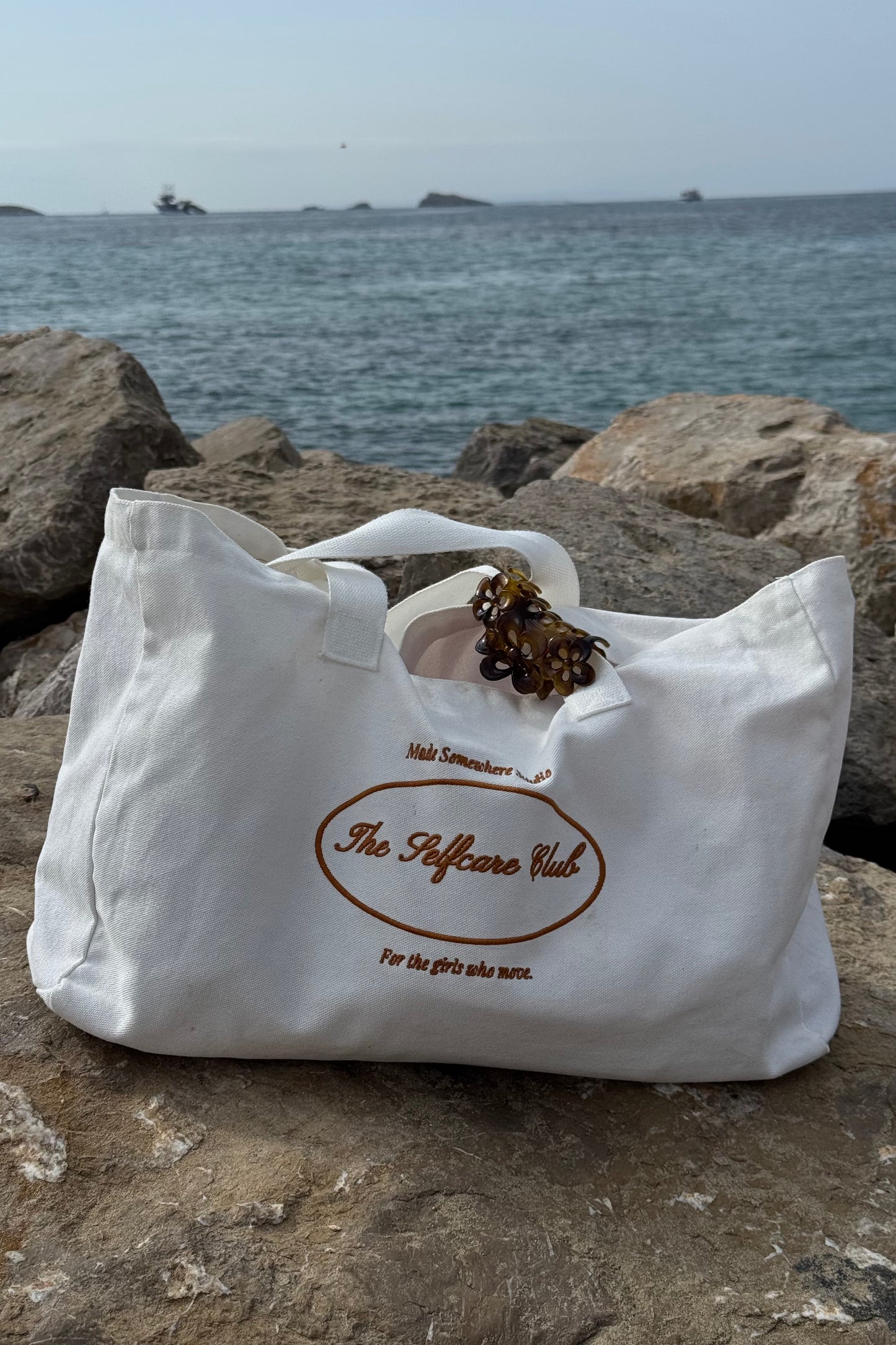 Selfcare club Tote Bag - Creme