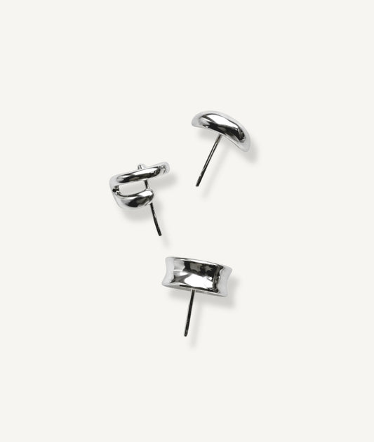 Metalen hair cufs - Zilver