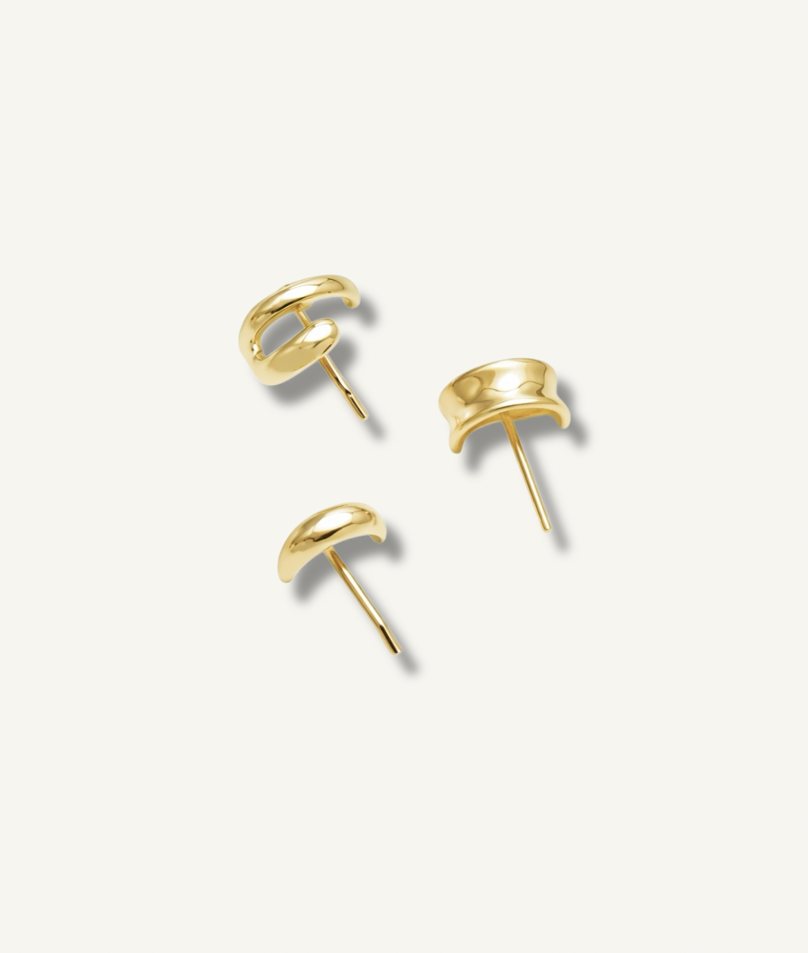 Metalen hair cufs - Goud