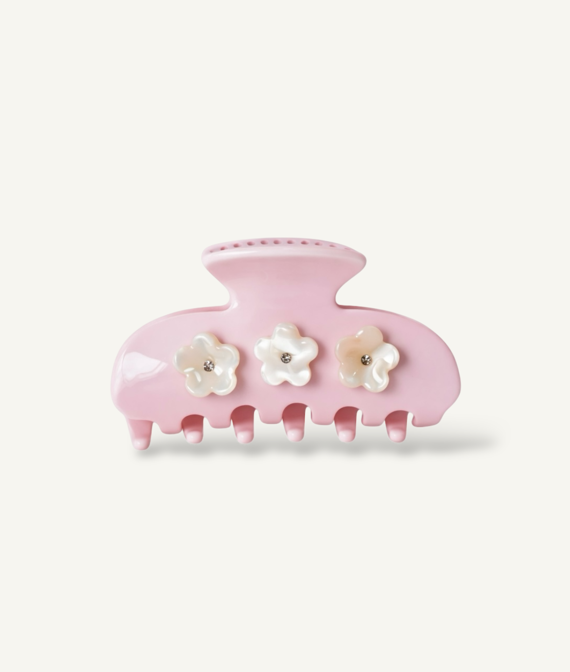 Pink Blossom Haarclip- Roze
