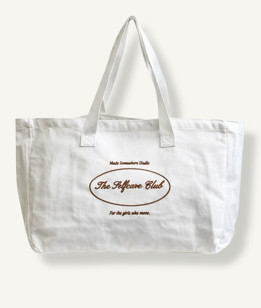 Selfcare club Tote Bag - Creme