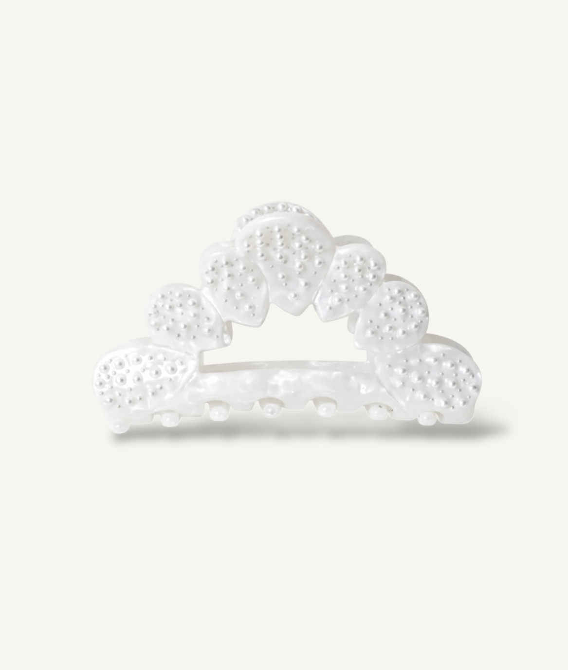 Izzy hair clip - White