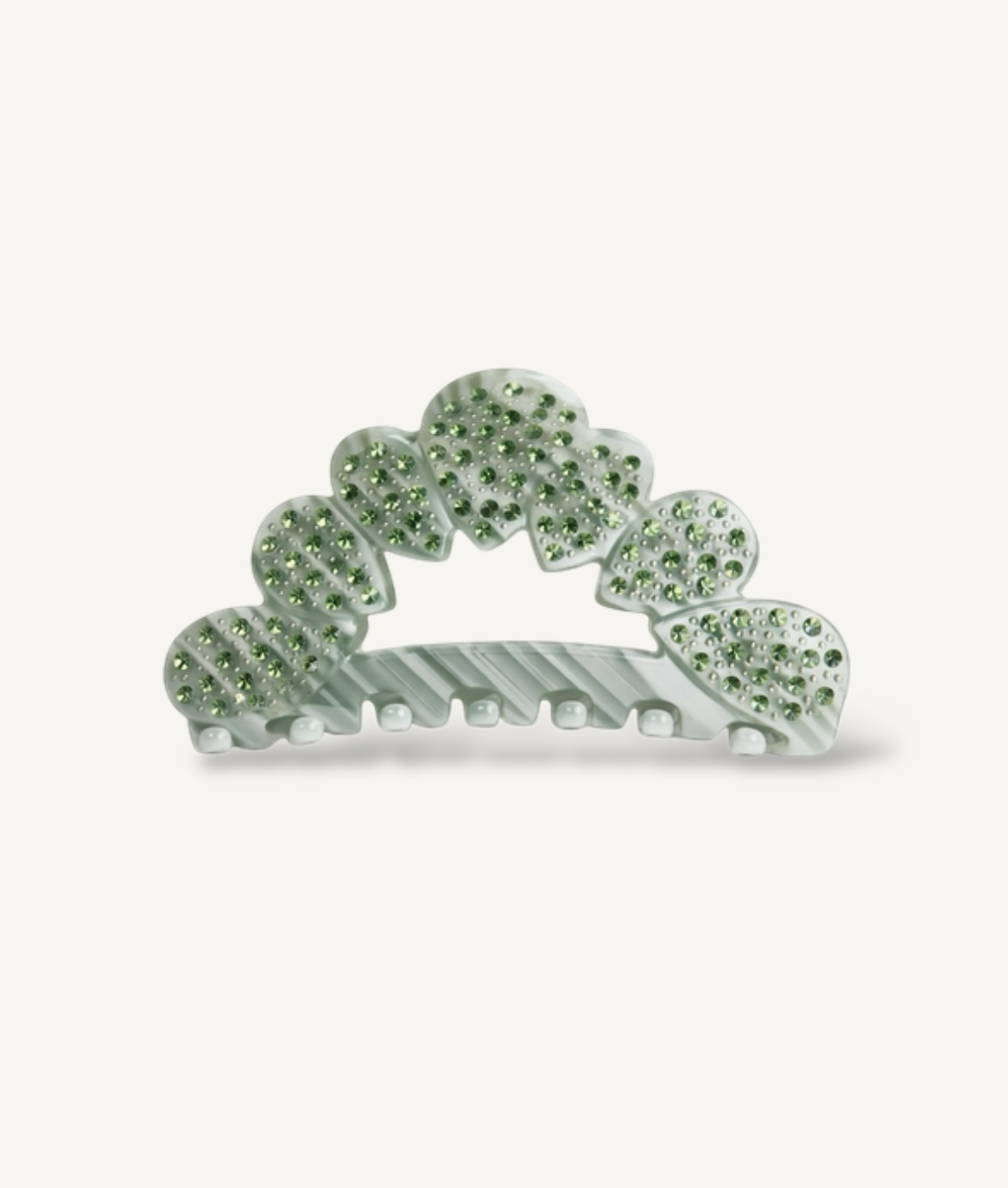 Rosie haarclip - Matcha green