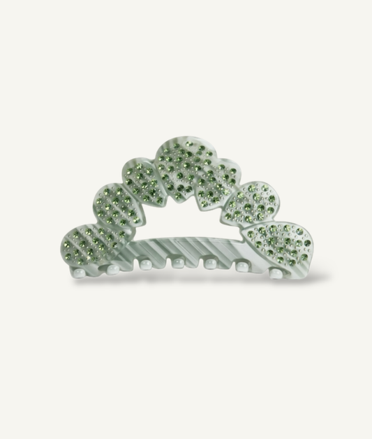 Rosie haarclip - Matcha green