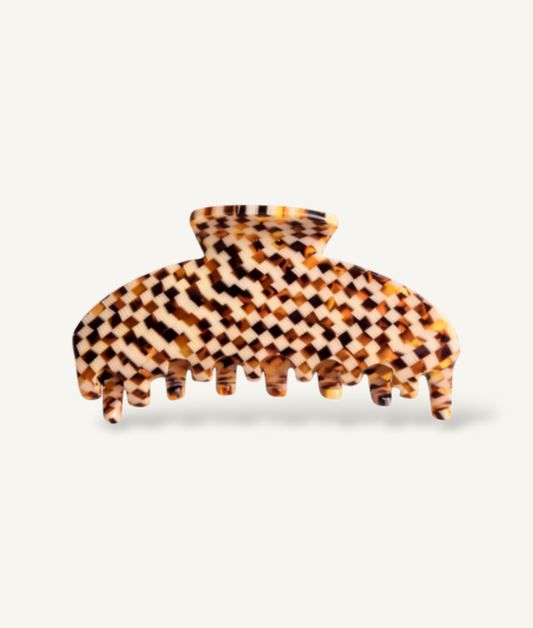 Essential hair clip - Checkered
