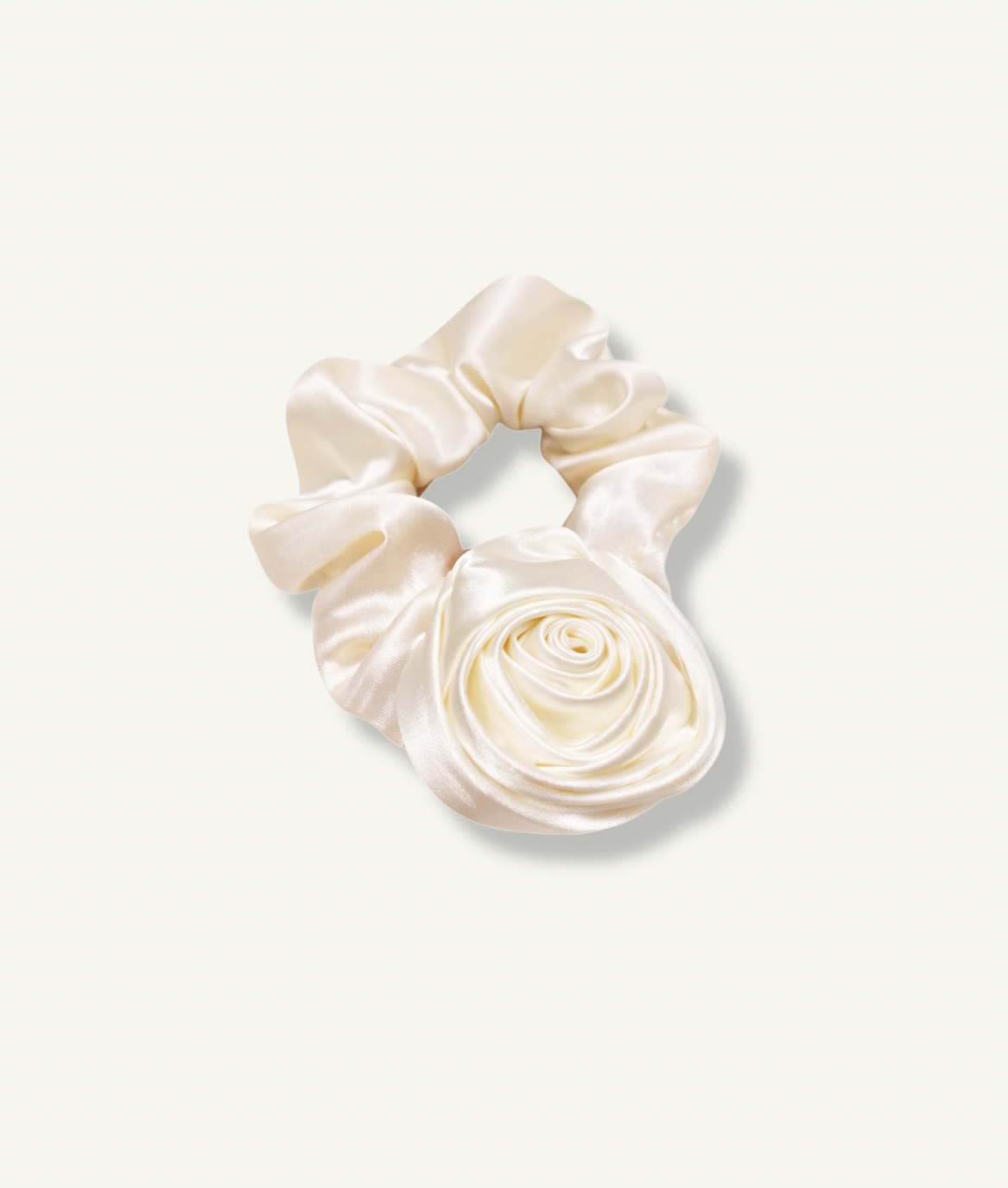 Rose scrunchie