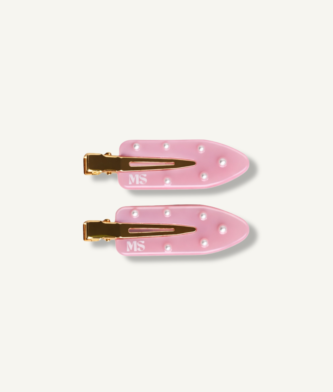 GRWM Clips - Pearl pink