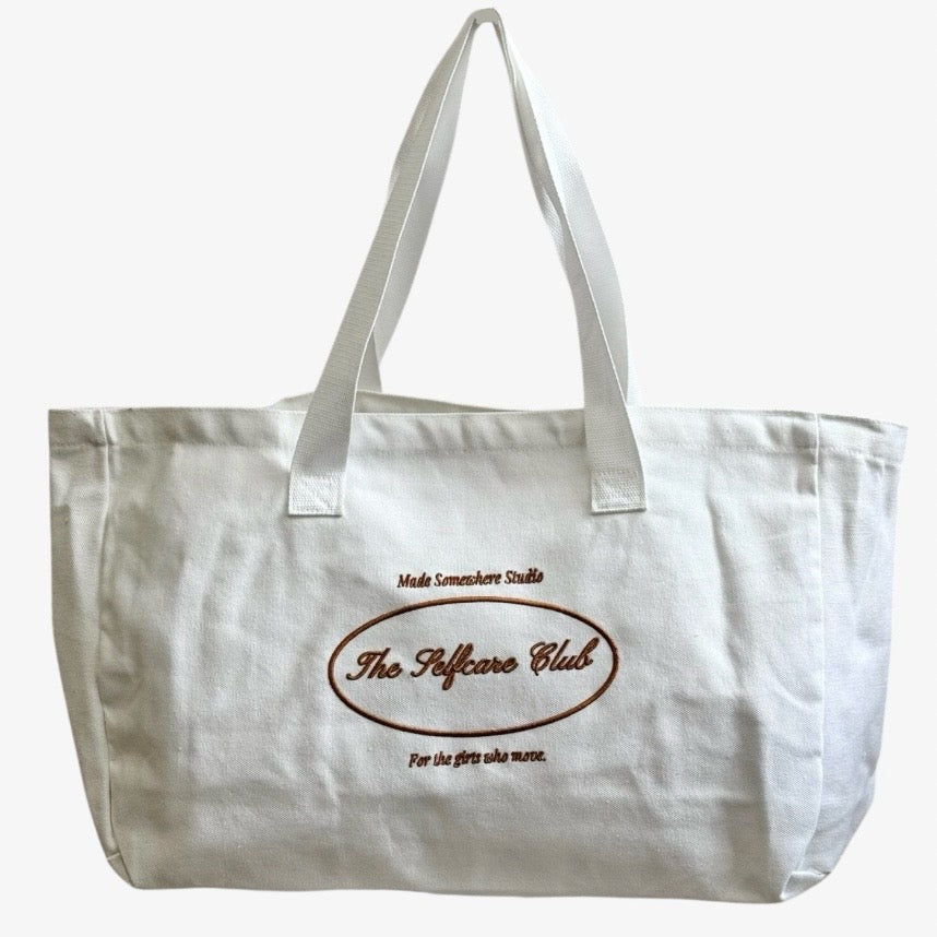 Selfcare club Tote Bag - Creme