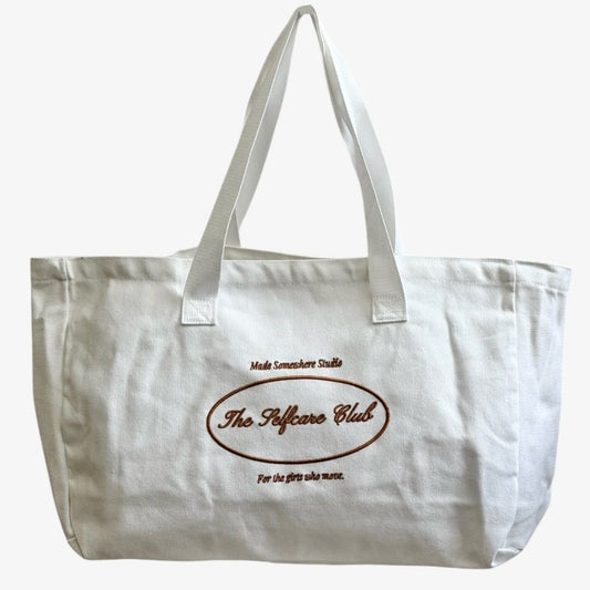 Selfcare club Tote Bag - Creme